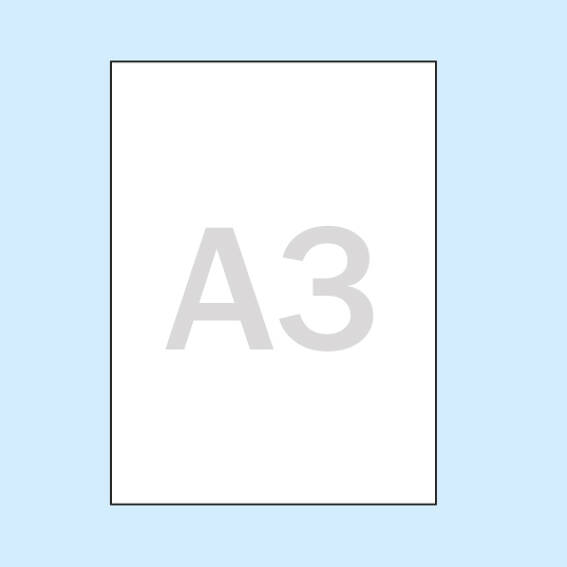 100 Rechtecktaschen, selbstklebend A3 | Schmalseite | ohne Füllhöhe | PP, transparent