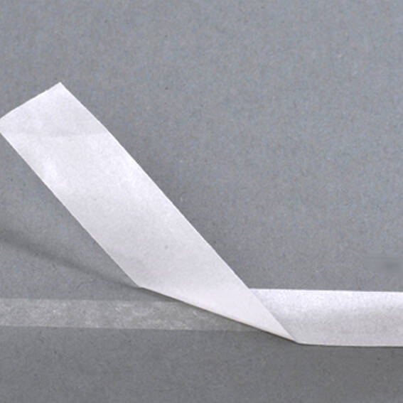 10 mm, 500 m Doppelseitiges Papiervlies-Klebeband mit Fingerlift, stark  haftend, VL15-FL