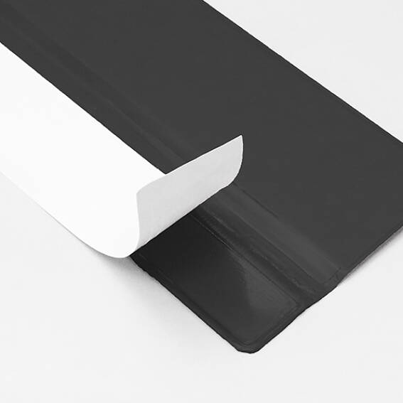 Schutzkanten für Schreibtischblocks, mit Tasche, transparent