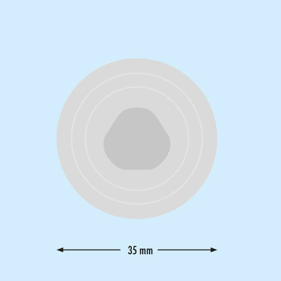 CD-Halter - CD-Clips, 35 mm, schwarz | SPRINTIS